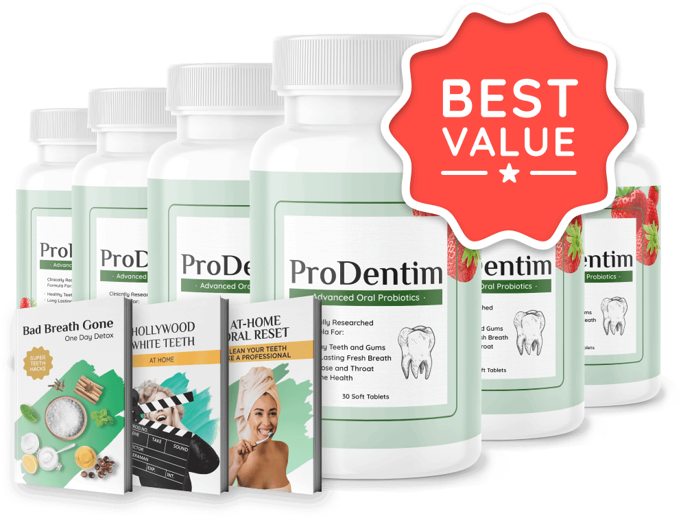 Teeth Prodentim 6 bottles image